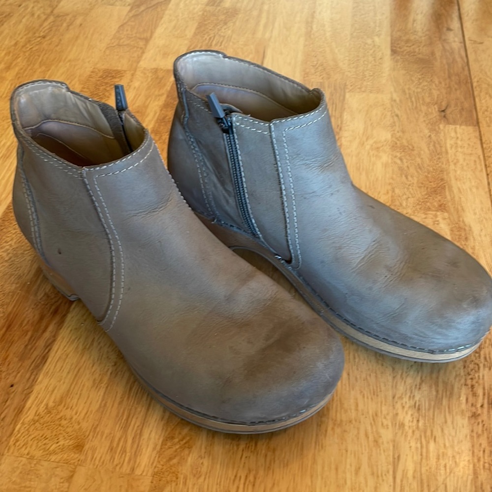 Tan Dansko Barbara Clog Boots